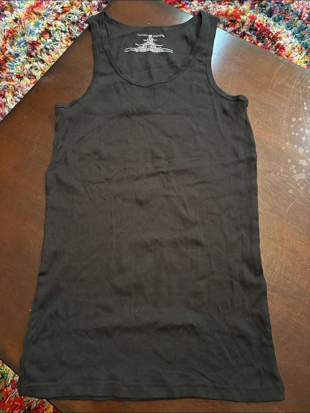 Tommy Hilfiger 3 Pack Black Cotton Tanks NWT